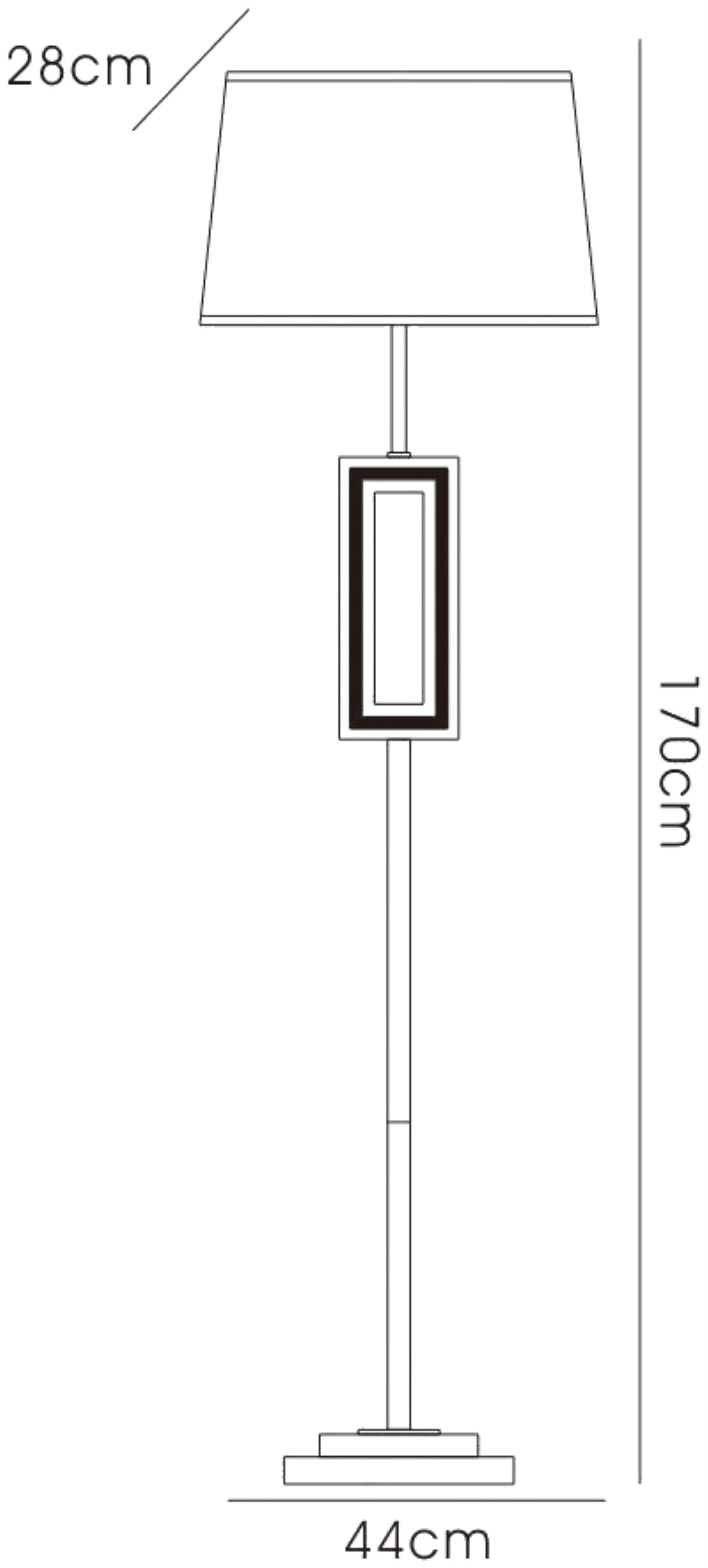 Linea Floor Lamps Diyas Home Shaded Floor Lamps Linea Floor Lamps Diyas Home Shaded Floor Lamps